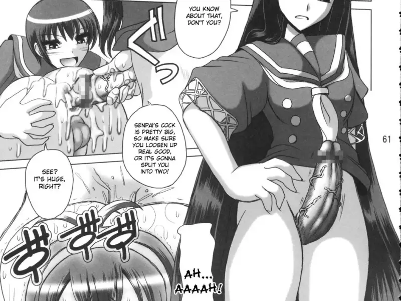 Burenhiruto Sensei Kansoku Jirai Chitai de Anyo ga Jouzu (Zaregoto-hentai-futanari